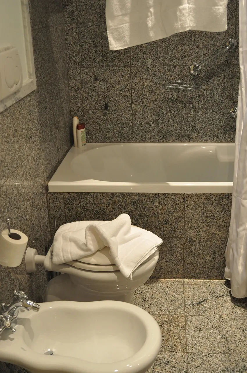 Bathroom — bath marble bathtub