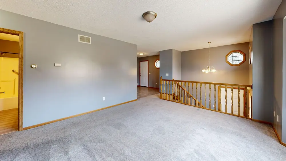 Carpet — bright empty living room accents