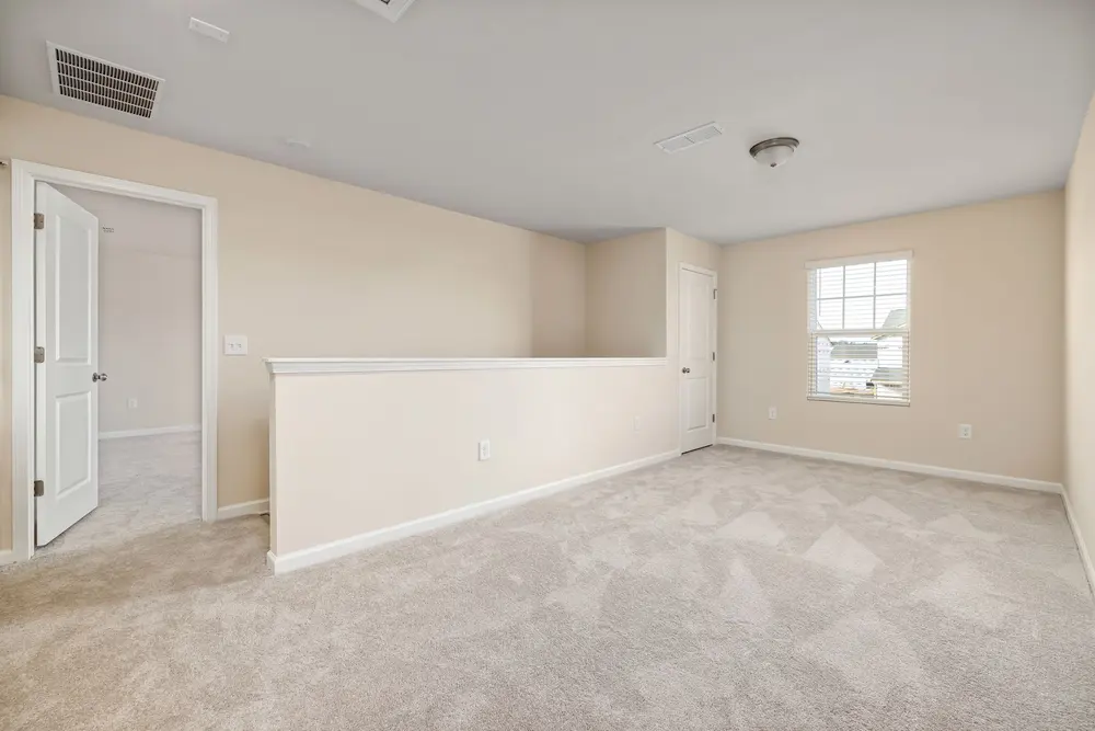 Carpet — bright empty room beige walls ready interior