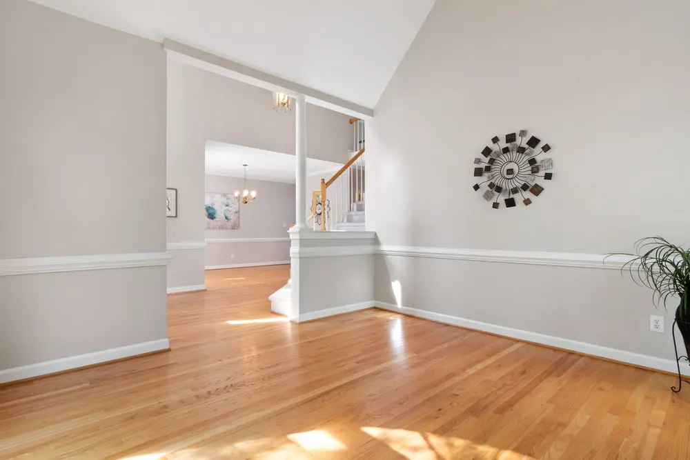 Hardwood flooring — bright airy modern interior — flooring installed in Long Beach, CA