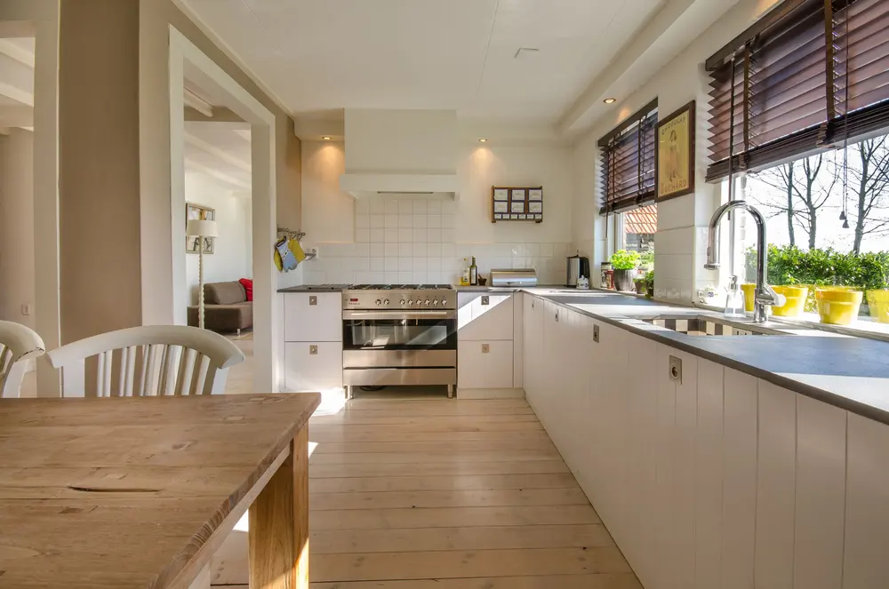 Kitchen flooring installed by OC Floor Guy in Orange County