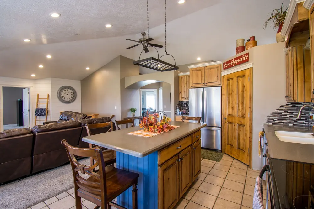 Kitchen — bright modern interior cozy