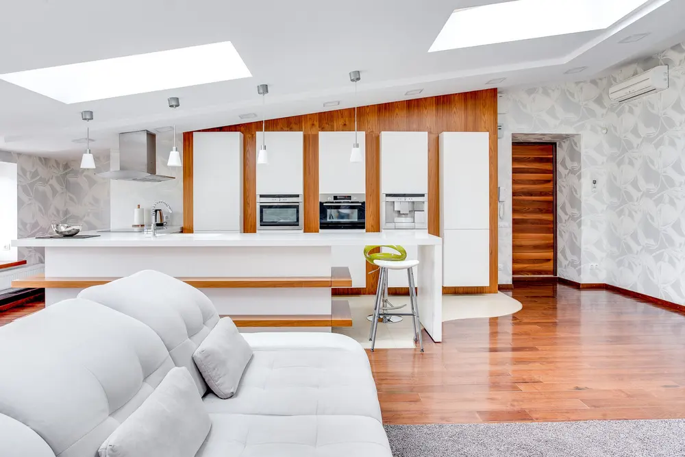 Kitchen — bright modern white elements