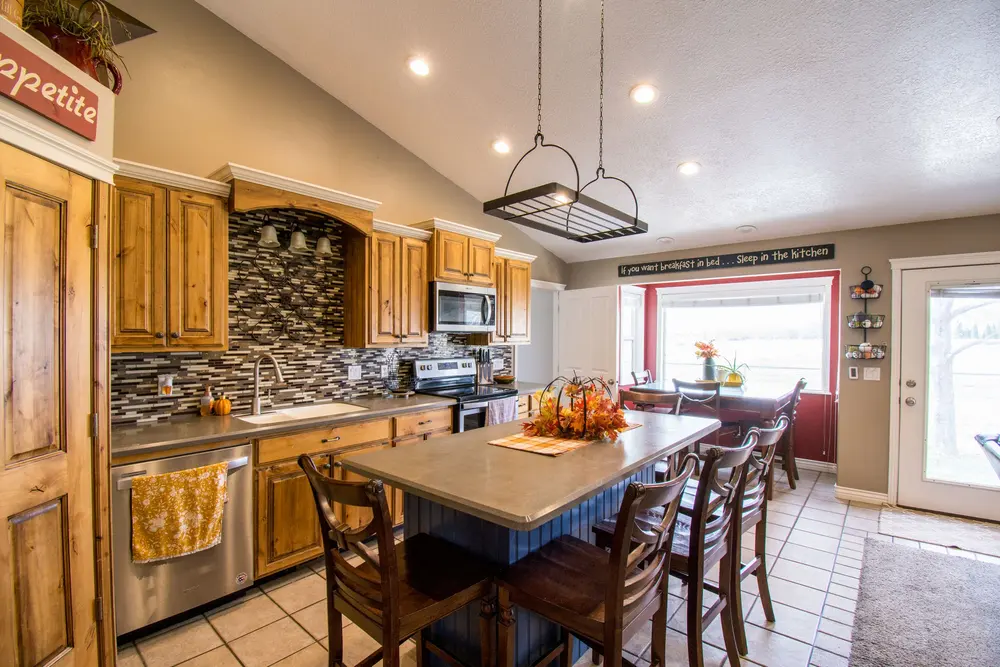 Kitchen — bright rustic interior