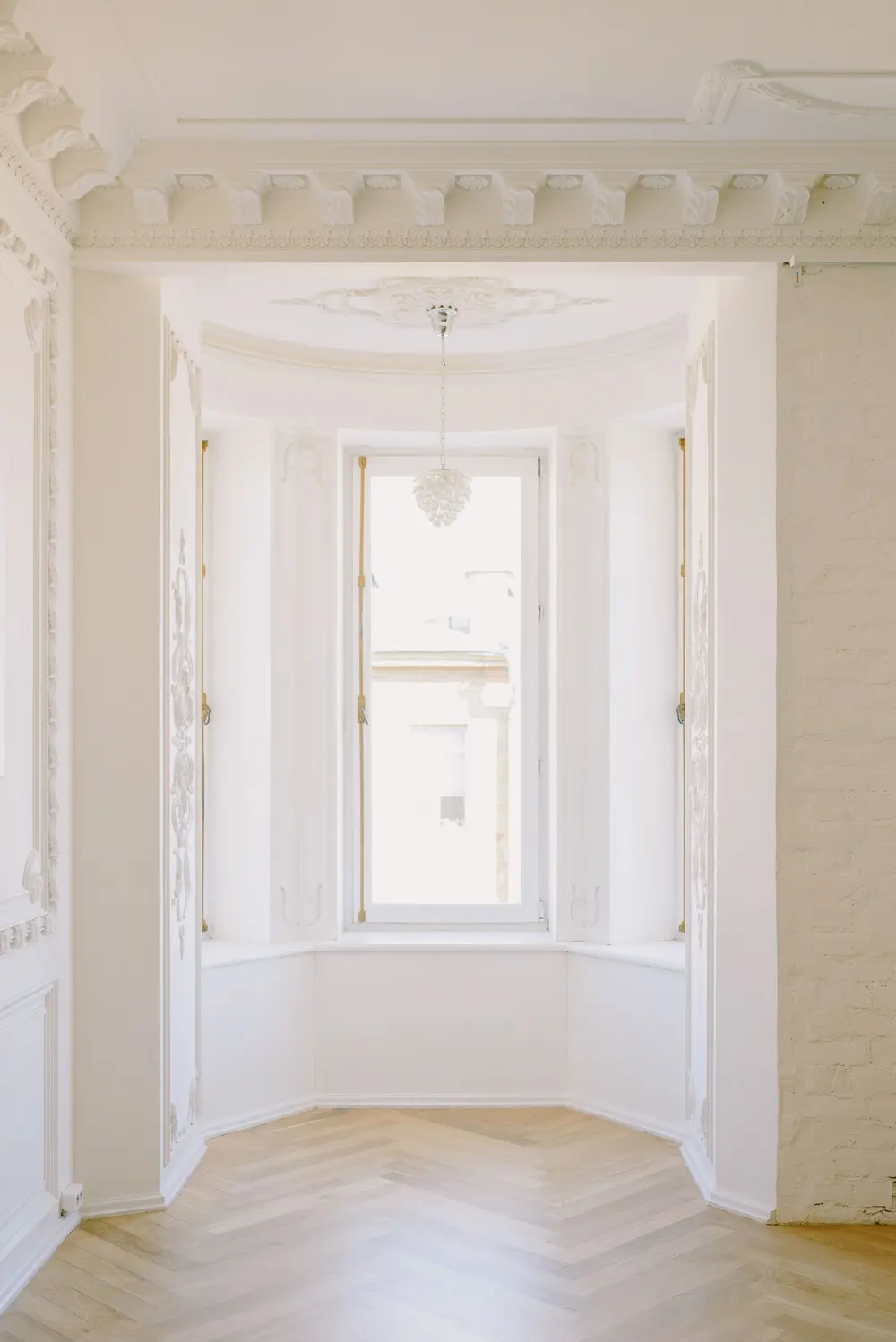 Luxury vinyl plank flooring — bright interior intricate architectu — near Long Beach, CA