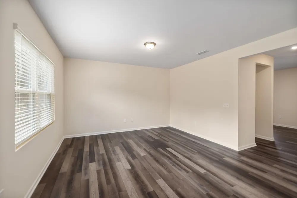 Vinyl flooring — bright empty room dark